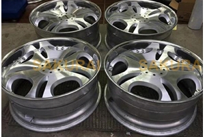 鍛造鋁合金輪轂生產(chǎn)工藝步驟過程